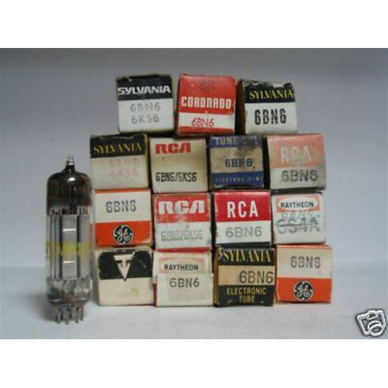 1 X 6BN6 / 6KS6 TUBE. NOS/NIB. RC57