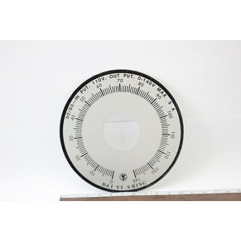 RHEOSTAT DIAL 110V - 140V. PLACA DIAL 110V - 140V. RC18