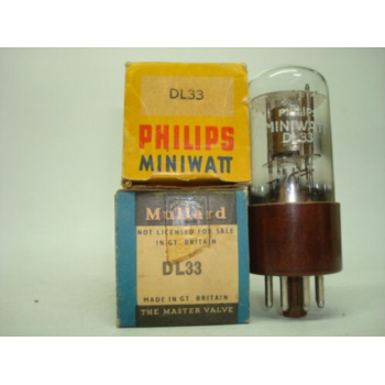 1 X DL33 TUBE. NOS/NIB. RC99
