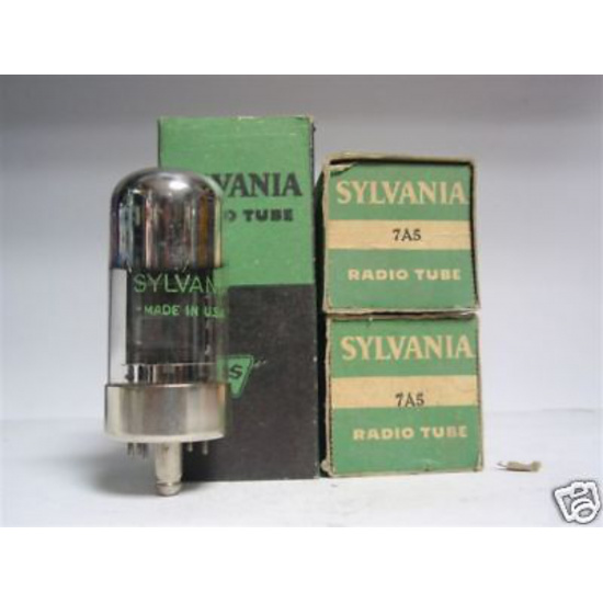 1 X 7A5 SYLVANIA TUBE. NOS/NIB. C93