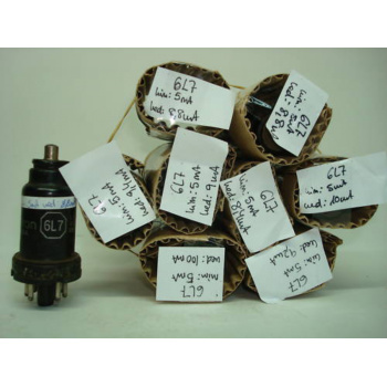 1 X 6L7 / VT87 TUBE. USED....
