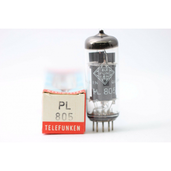 1 X PL805 TELEFUNKEN TUBE. NOS/NIB. RC70