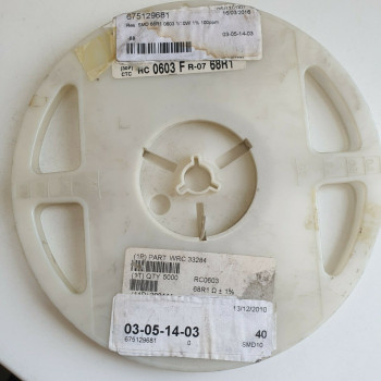 10 x 68.1R 1/10W 1% 100PPM SMD YAGEO RESISTOR. (R292) CA393U200F190721