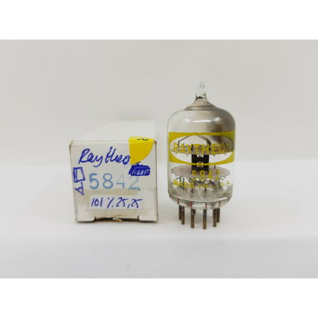 1 X 5842 RAYTHEON TUBE. RC19V2