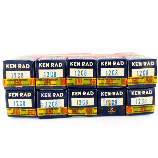 10 X 12C8 / VT-169 KENRAD TUBE. M64.E149