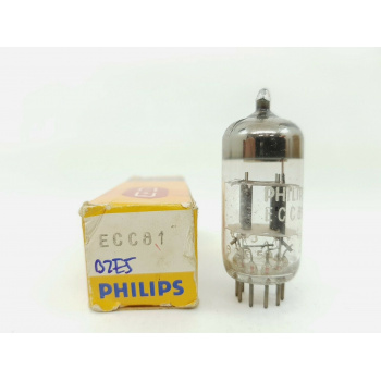 1 X ECC81 PHILIPS TUBE....
