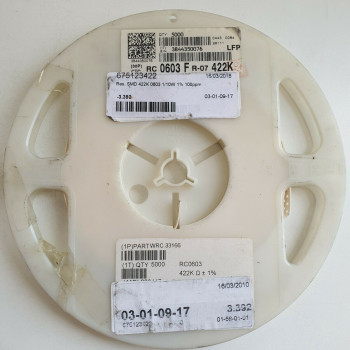 10 x 422K 1/10W 1% 100PPM SMD YAGEO RESISTOR. (R293) CA393U3300F190721