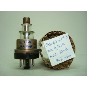 1 X JAN 2C43 GE TUBE. USED....