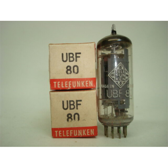 1 X UBF80 TELEFUNKEN TUBE. RCB18
