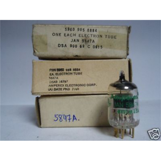 1 X 5847A TUBE. RC75