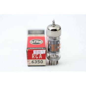 1 X 6350 RCA TUBE. BLACK...