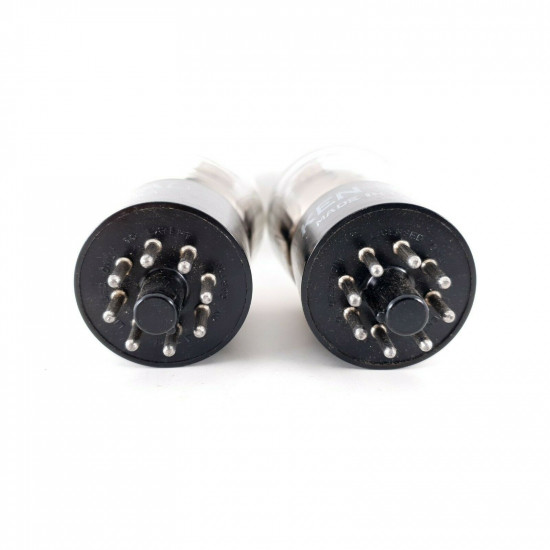 2 X 5U4G TUBE. KEN-RAD BRAND. RIBBED BLACK PLATES. CN  ENA