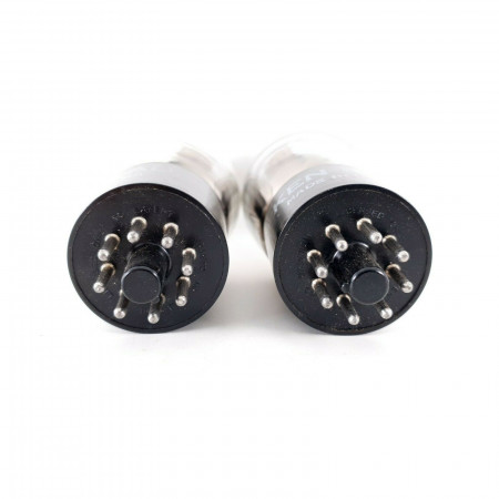 2 X 5U4G TUBE. KEN-RAD BRAND. RIBBED BLACK PLATES. CN  ENA