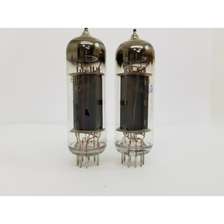 2 X 6П14П-EB / 6P14P-EB REFLEKTOR TUBE. MATCHED PAIR. RCB355