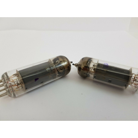 2 X 6П14П-EB / 6P14P-EB REFLEKTOR TUBE. MATCHED PAIR. RCB355