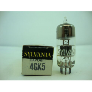 1 X 4GK5 SYLVANIA TUBE. RC72