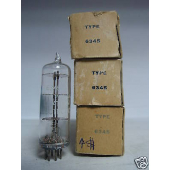 1 X 6345 TUBE. NOS/NIB. RC61