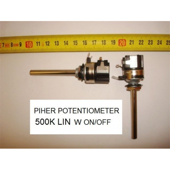 1 X  CARBON POTENTIOMETER PIHER 500K...