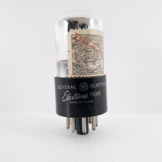1 X 12AH7GT GENERAL ELECTRIC TUBE. FLAT GETTER. 97/101%. 13. CH41