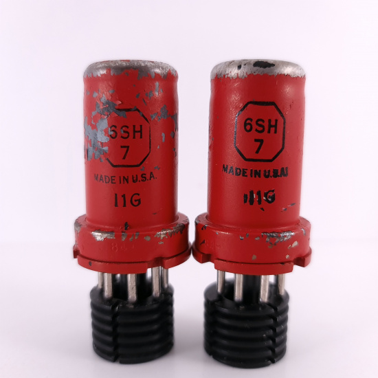 2 X 6SH7 RCA TUBE. MATCHED PAIR. 1....