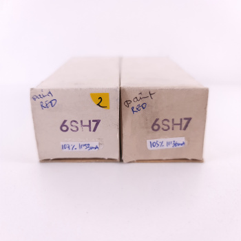 2 X 6SH7 RCA TUBE. MATCHED...