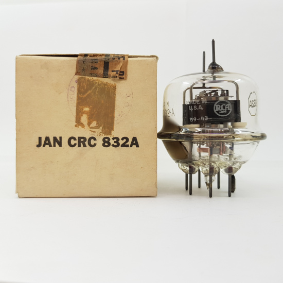 1 X JAN 832A RCA TUBE. NOS / NIB TUBE. RCB163