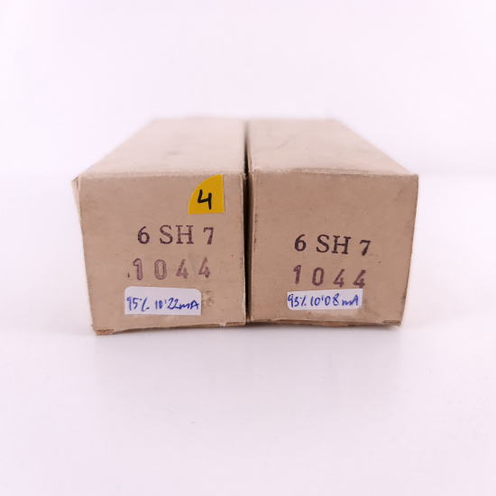 2 X 6SH7 TUBE. MATCHED PAIR. 4. CH137