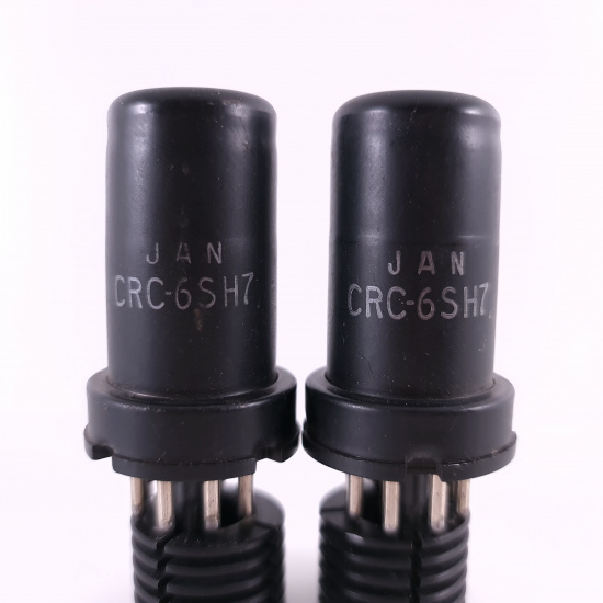 2 X 6SH7 RCA TUBE. 1950s PRODUCTION....