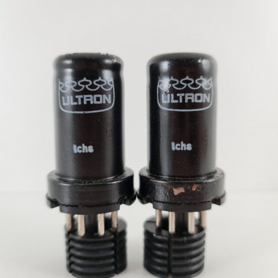 2 X 6SH7 ULTRON TUBE. 107/107%...
