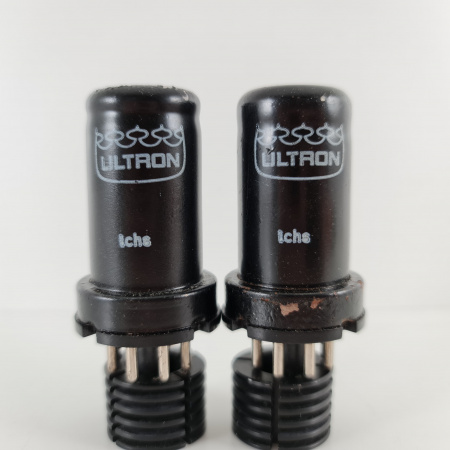 2 X 6SH7 ULTRON TUBE. 107/107% MATCHED PAIR. 9. CH137