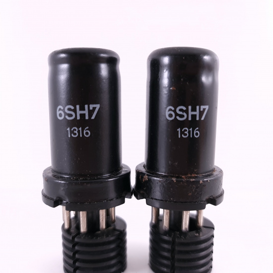 2 X 6SH7 ULTRON TUBE. 107/107%...