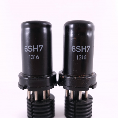 2 X 6SH7 ULTRON TUBE. 107/107% MATCHED PAIR. 9. CH137
