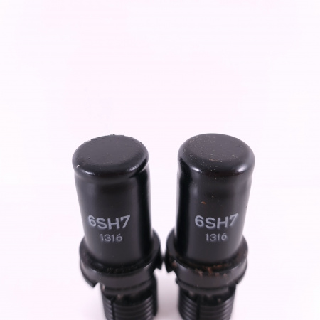 2 X 6SH7 ULTRON TUBE. 107/107% MATCHED PAIR. 9. CH137
