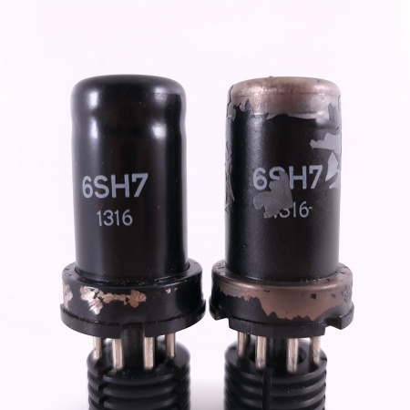 2 X 6SH7 ULTRON TUBE. 85/88% MATCHED PAIR. 10. CH137