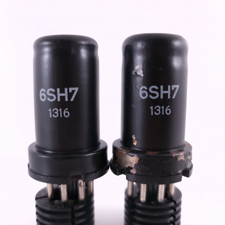 2 X 6SH7 ULTRON TUBE. 97/107% MATCHED PAIR. 11. CH137