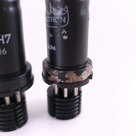 2 X 6SH7 ULTRON TUBE. 97/107% MATCHED PAIR. 11. CH137