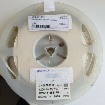 10 x 9.53K 1/4W 1% 100PPM SMD BIOHMSA RESISTOR. (R305) CA393U3600F190721