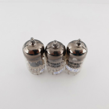 3 X ECC85 MINIWATT TUBE. U-FOIL GETTER. 1950s PRODUCTION. CX  ENA 2