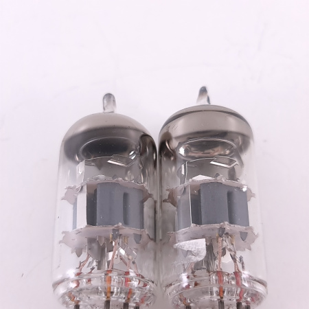 2 X ECC88 TESLA TUBE. 1960s PROD. GOLD GRID. UNPRINTED. MATCHED PAIR. 4. CH139