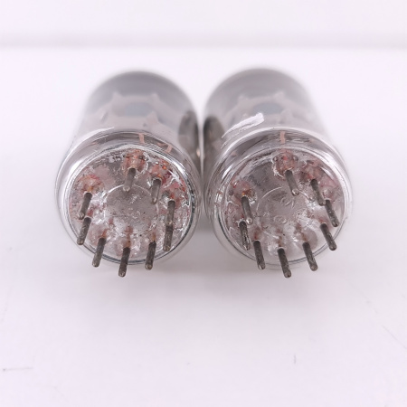 2 X ECC88 TESLA TUBE. 1960s PROD. GOLD GRID. UNPRINTED. MATCHED PAIR. 4. CH139