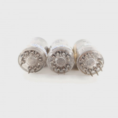 3 X ECC85 MINIWATT TUBE. U-FOIL GETTER. 1950s PRODUCTION. CX  ENA