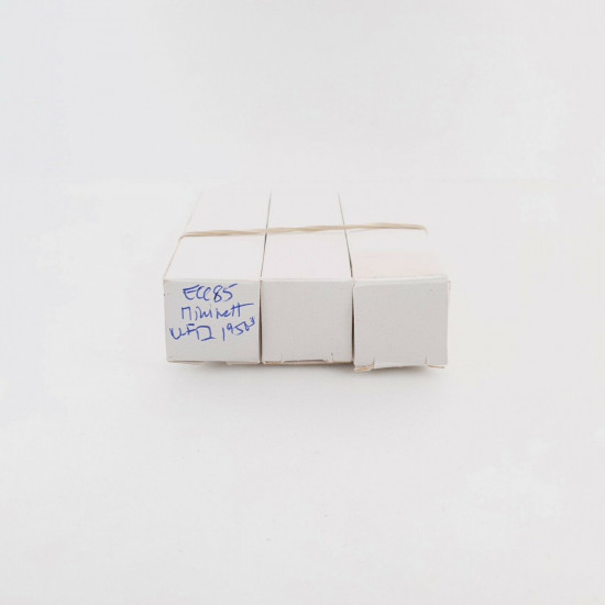 3 X ECC85 MINIWATT TUBE. U-FOIL GETTER. 1950s PRODUCTION. CX  ENA