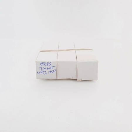 3 X ECC85 MINIWATT TUBE. U-FOIL GETTER. 1950s PRODUCTION. CX  ENA