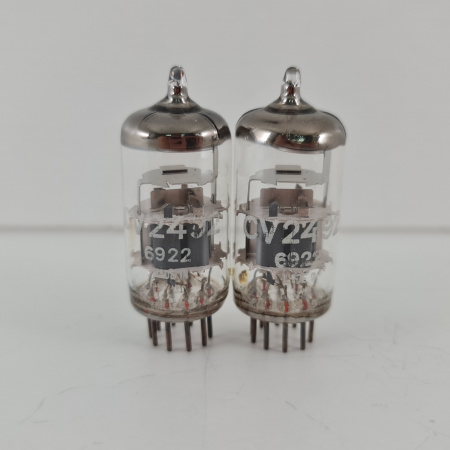 2 X CV2492 / E88CC TUBE. 1960s BRITISH PROD. MATCHED PAIR. 13. CH139