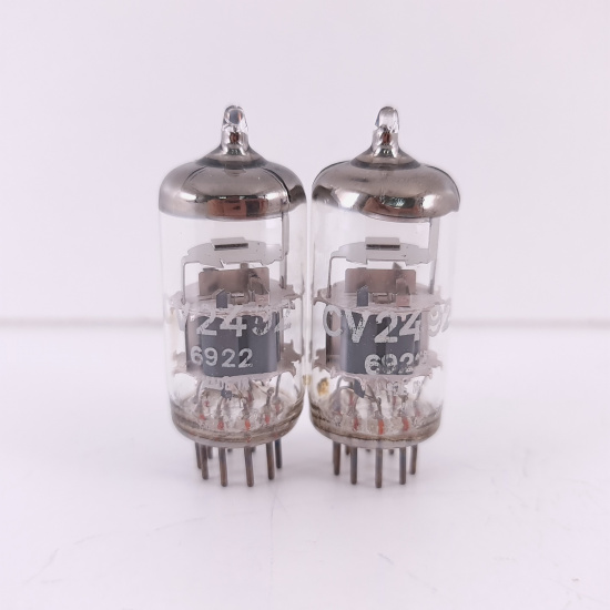 2 X CV2492 / E88CC TUBE. 1960s BRITISH PROD. MATCHED PAIR. 13. CH139