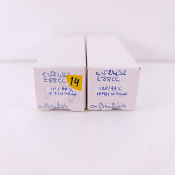 2 X CV2492 / E88CC TUBE.... 2