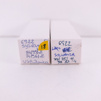 2 X 6922 SYLVANIA TUBE.... 2