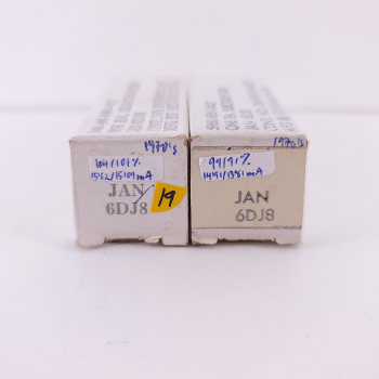 2 X JAN 6DJ8 SYLVANIA TUBE....