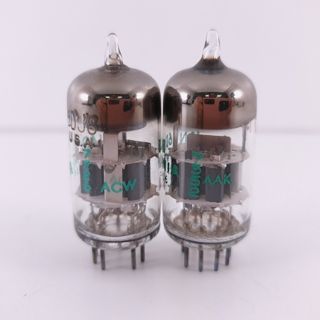 2 X JAN 6DJ8 SYLVANIA TUBE. 1970s PRODUCTION. MATCHED PAIR. 19. CH139