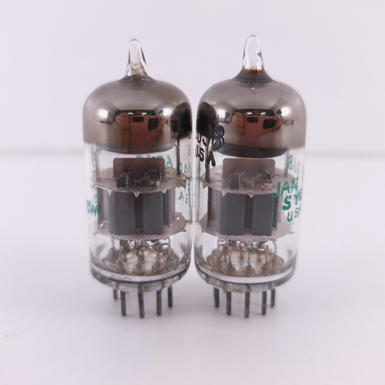 2 X JAN 6DJ8 SYLVANIA TUBE. 1970s...